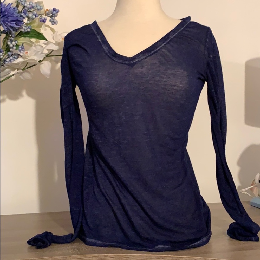 Express midnight blue shirt size small